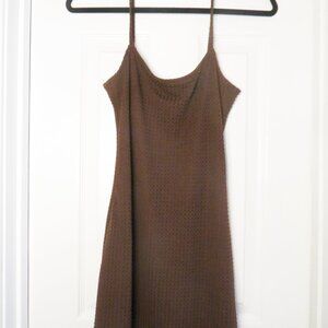 Brown Mini Dress